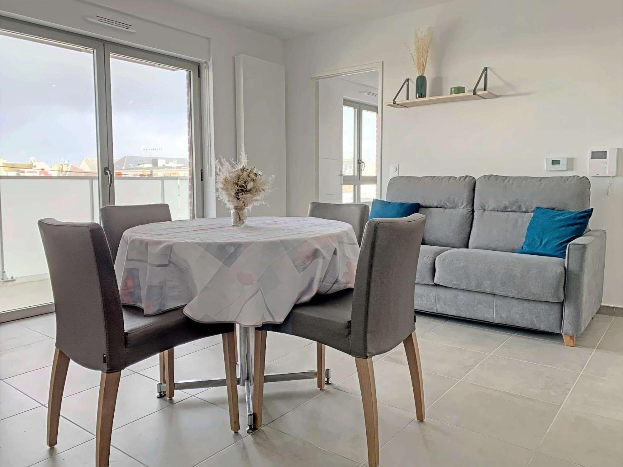 Superbe T2 A Berck-Plage - Balcon, Parking Prive Et Acces Plage - Fr-1-646-36 Esterno foto